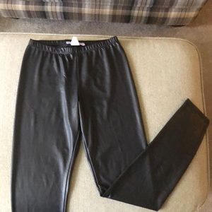 Body Central faux leather leggings 6